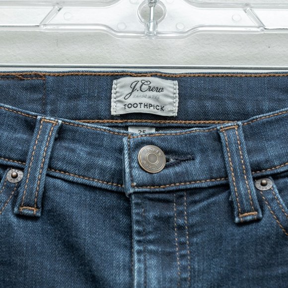 J Crew Skinny "Toothpick" Jeans Deep Blue - Picture 6 of 6